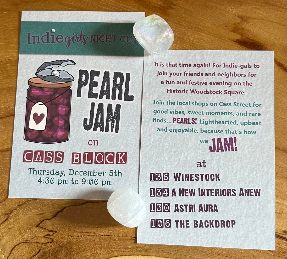 Pearl Jam Indie Girls Night Out