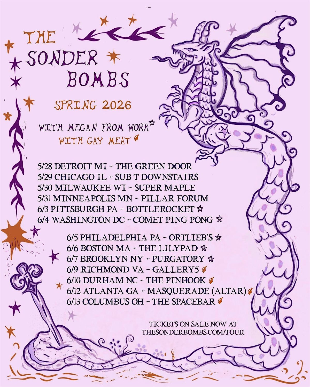 The Sonder Bombs, Gay Meat @ Spacebar, Columbus OH (6\/13)