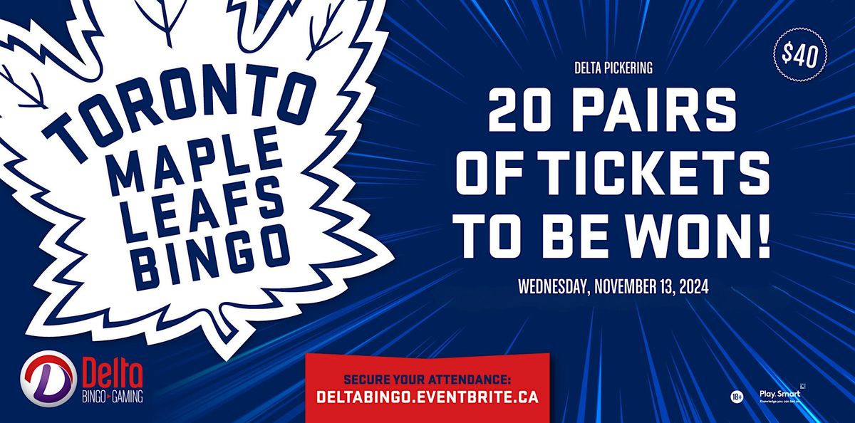 Delta Pickering: Toronto Maple Leafs Bingo