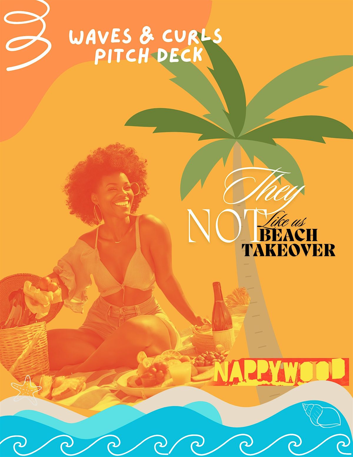 Waves and Curls "They Not Like Us" Beach Takeover powered by Nappywood