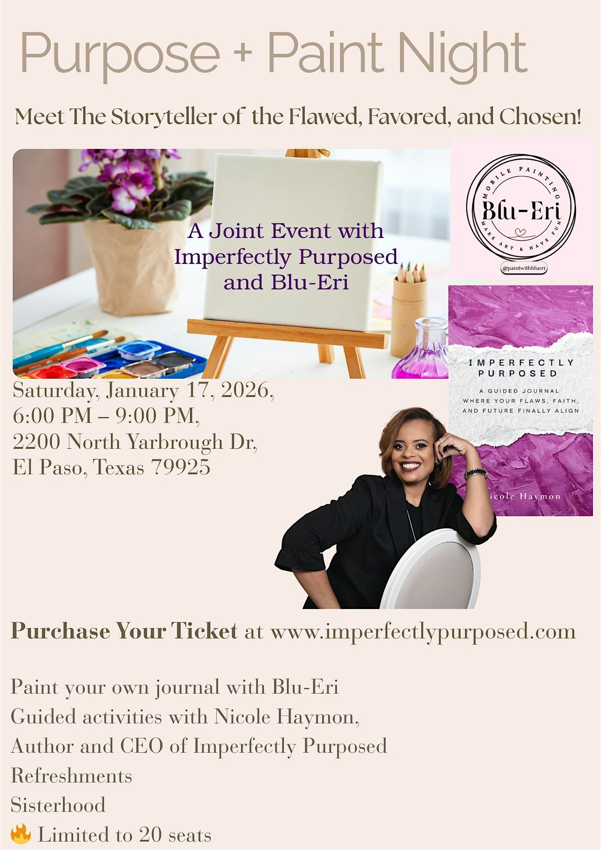 Purpose Party: A Night of Painting, Purpose & Sisterhood