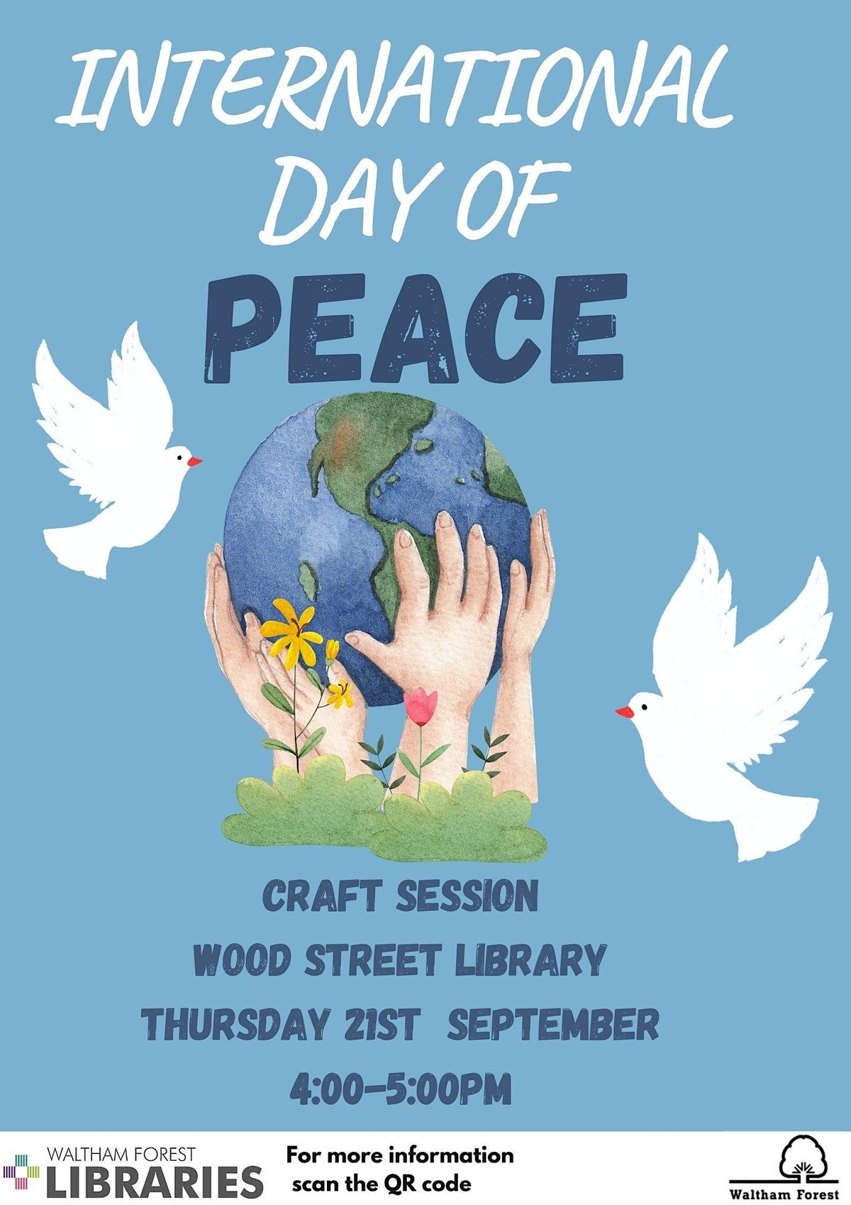 International Day of Peace craft @ Wood Street Library, Wood Street ...