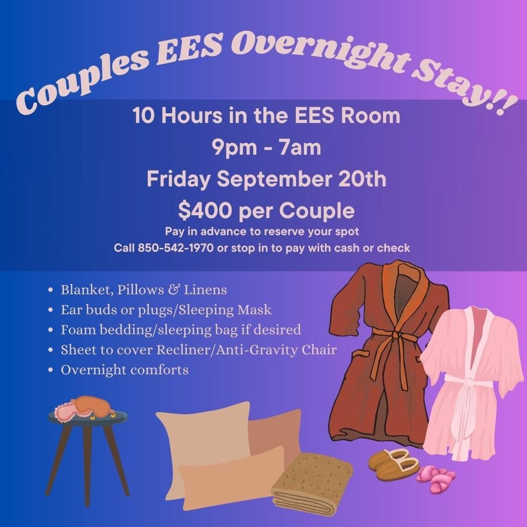 Couples only Overnight in the ee system