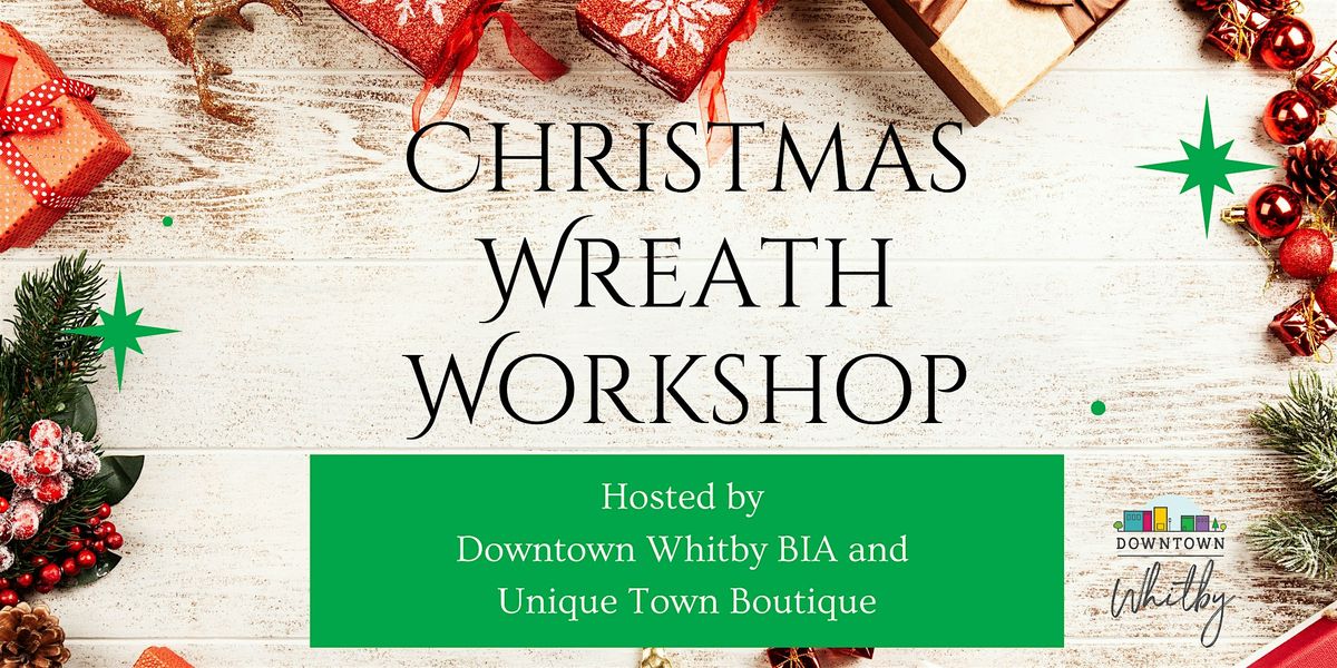 Holiday Wreath Making Workshop - Ages 10 - 17.