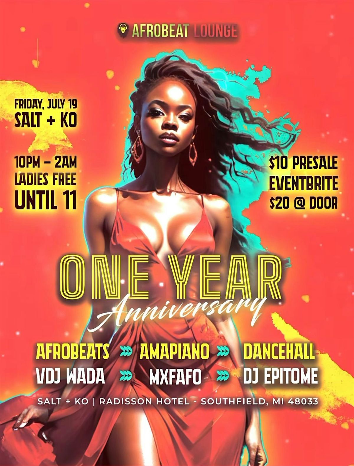 Afrobeats X Amipano X Dancehall @ Salt + KO