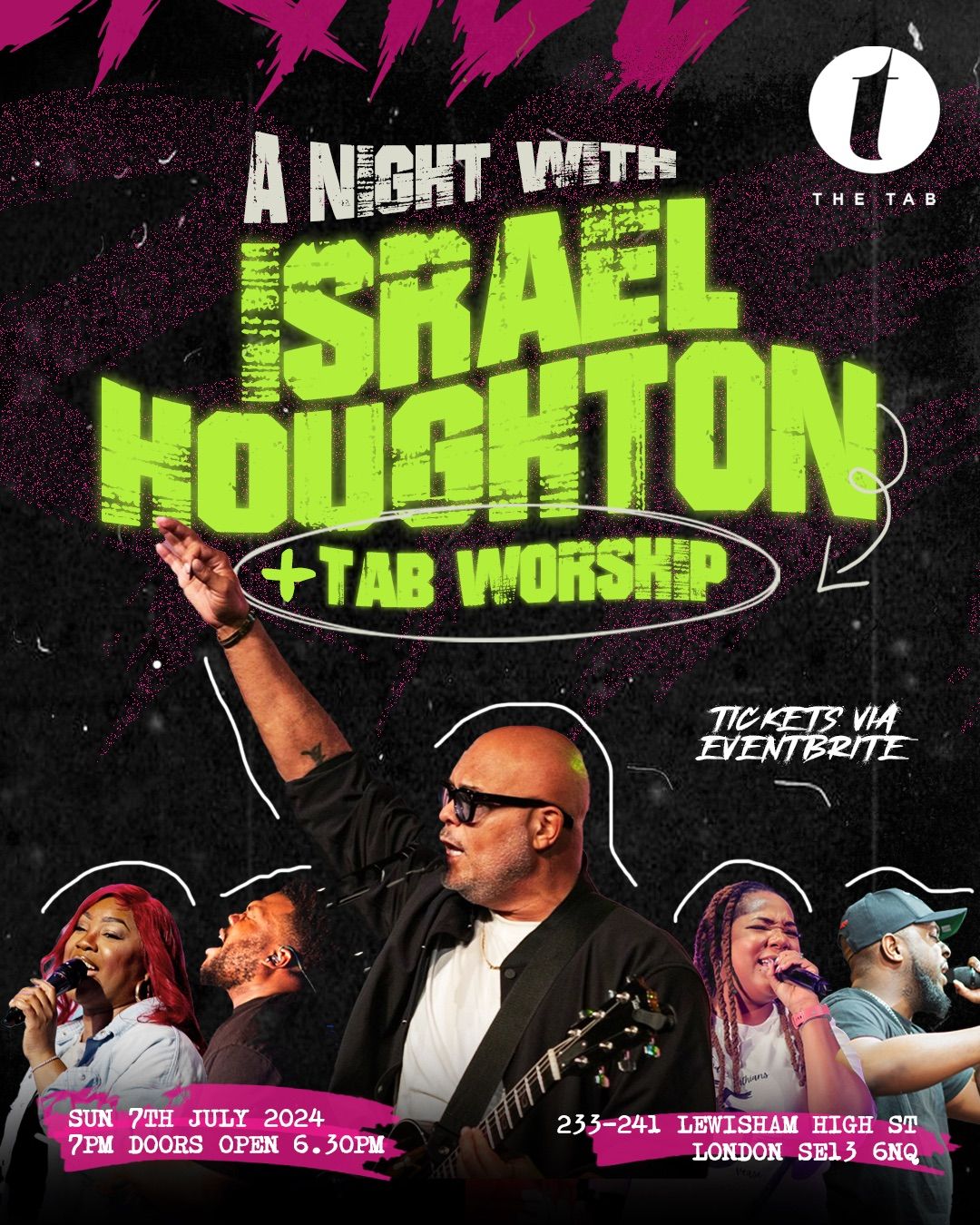 A NIGHT WITH ISRAEL HOUGHTON AND TAB WORSHIP