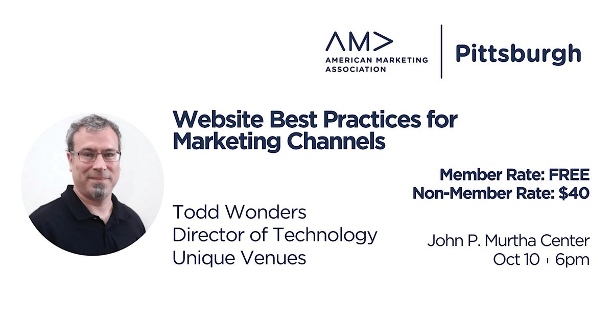 AMA PA Education: Website Best Practices for Marketing Channels