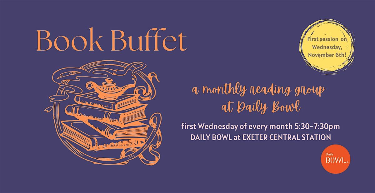 Book Buffet a monthly reading group at Daily Bowl