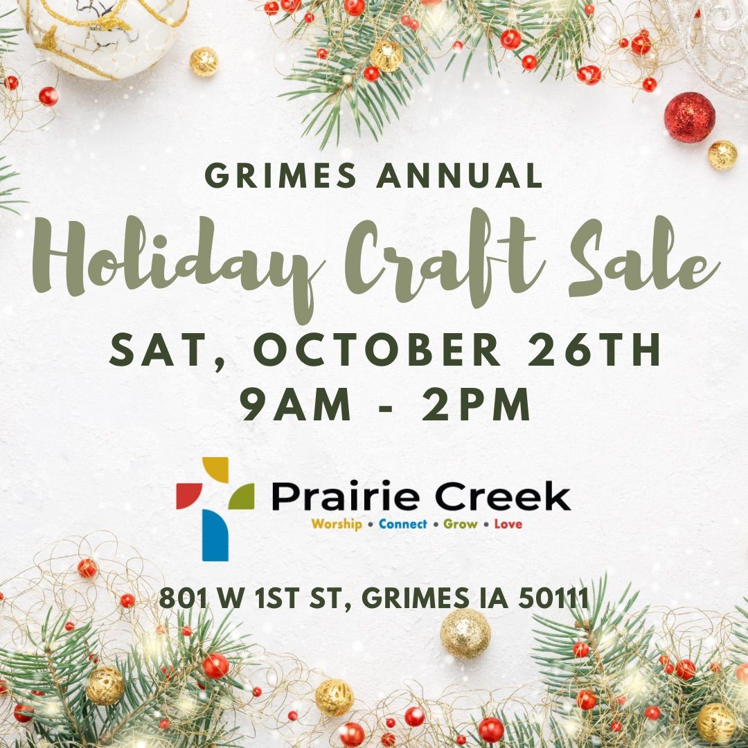 Grimes Annual Holiday Craft Sale