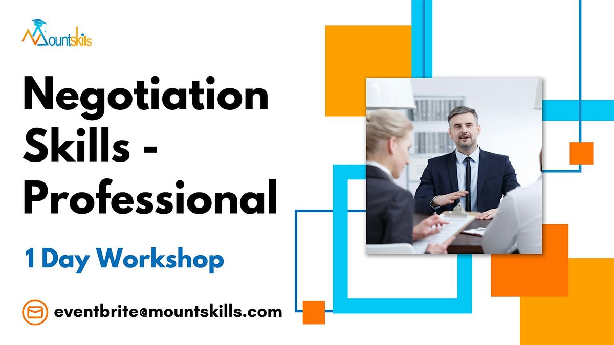 Negotiation Skills - Professional Training in Geelong on 10th October 2024