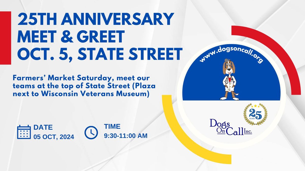 25th Anniversary Meet & Greet on State Street