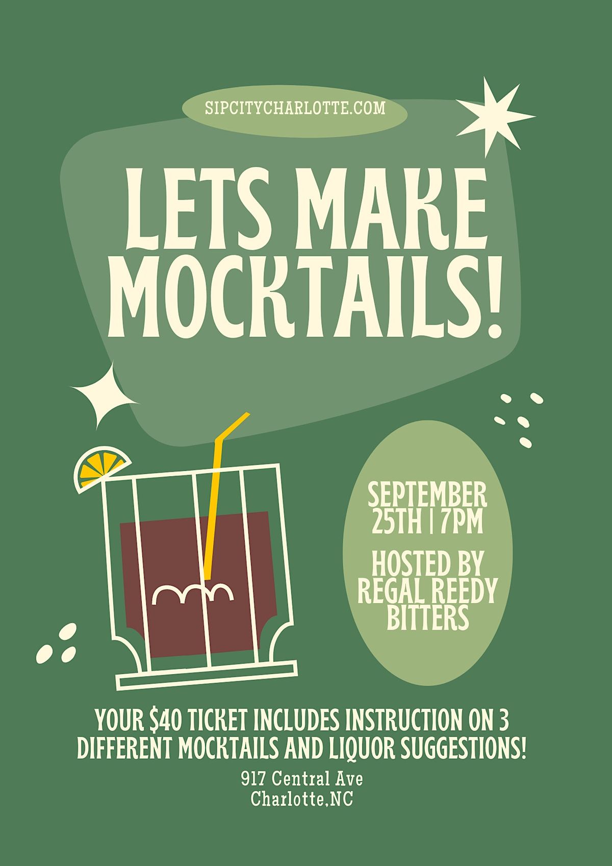 Regal Reedy Mocktail Workshop