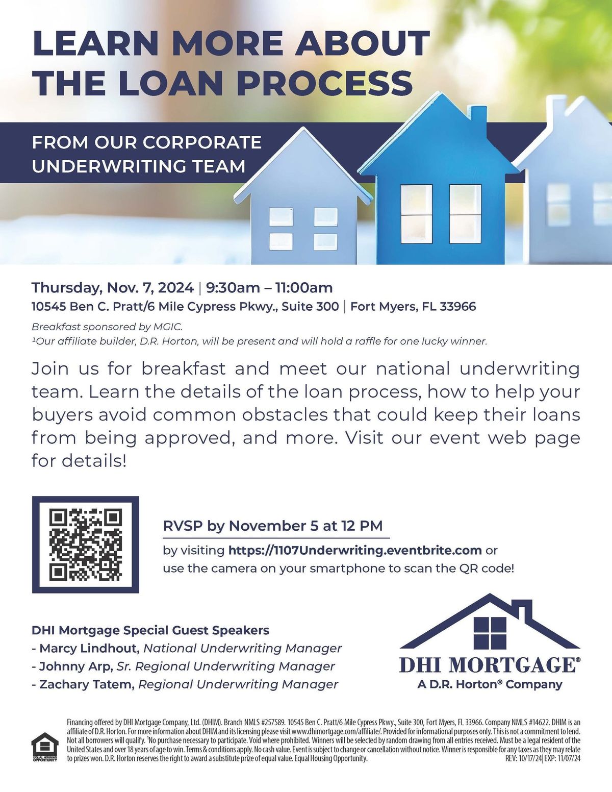 Realtors & Buyers: Loan Process and Obstacles Breakfast Meeting