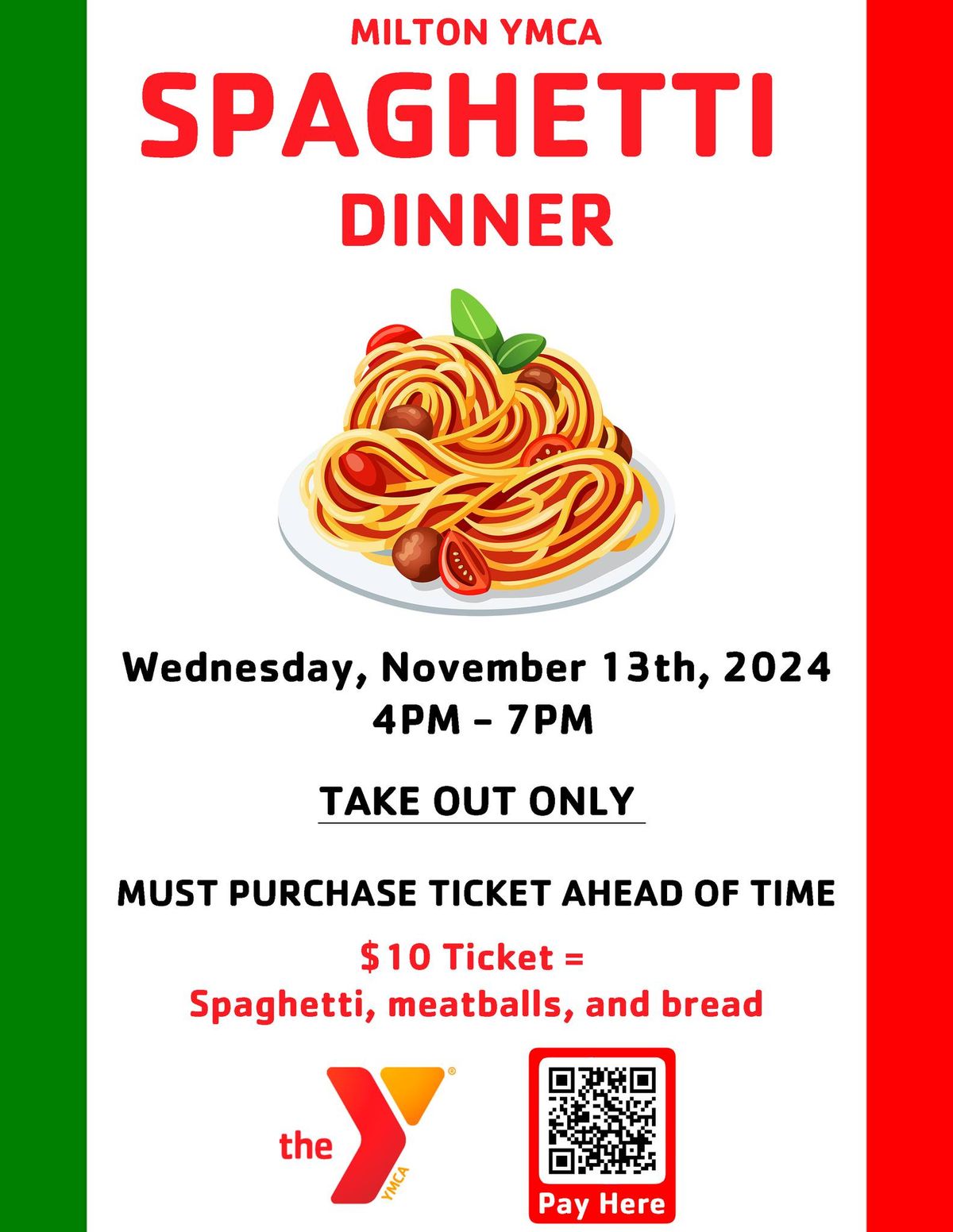 "Take Out" Spaghetti Dinner!