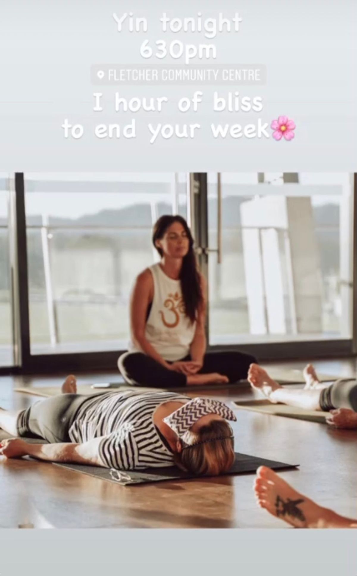 ** new time** SUNDAY YIN 530pm at Fletcher