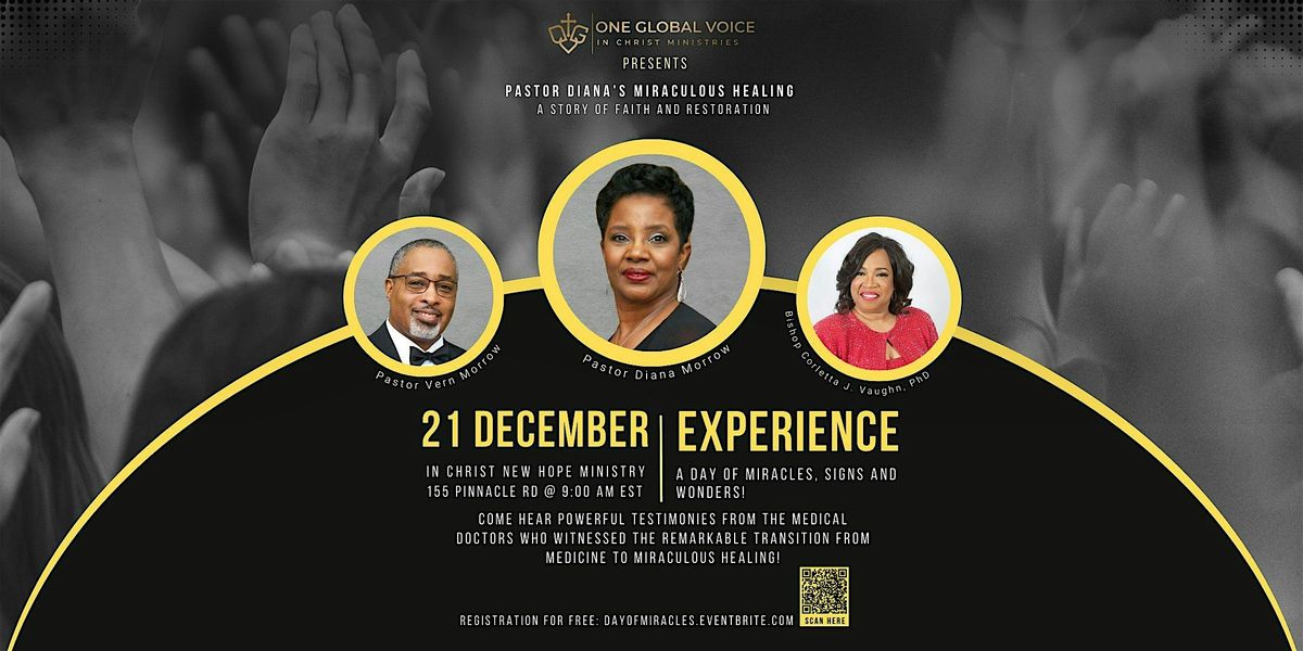 Experience A Day of Miracles, Signs and Wonders