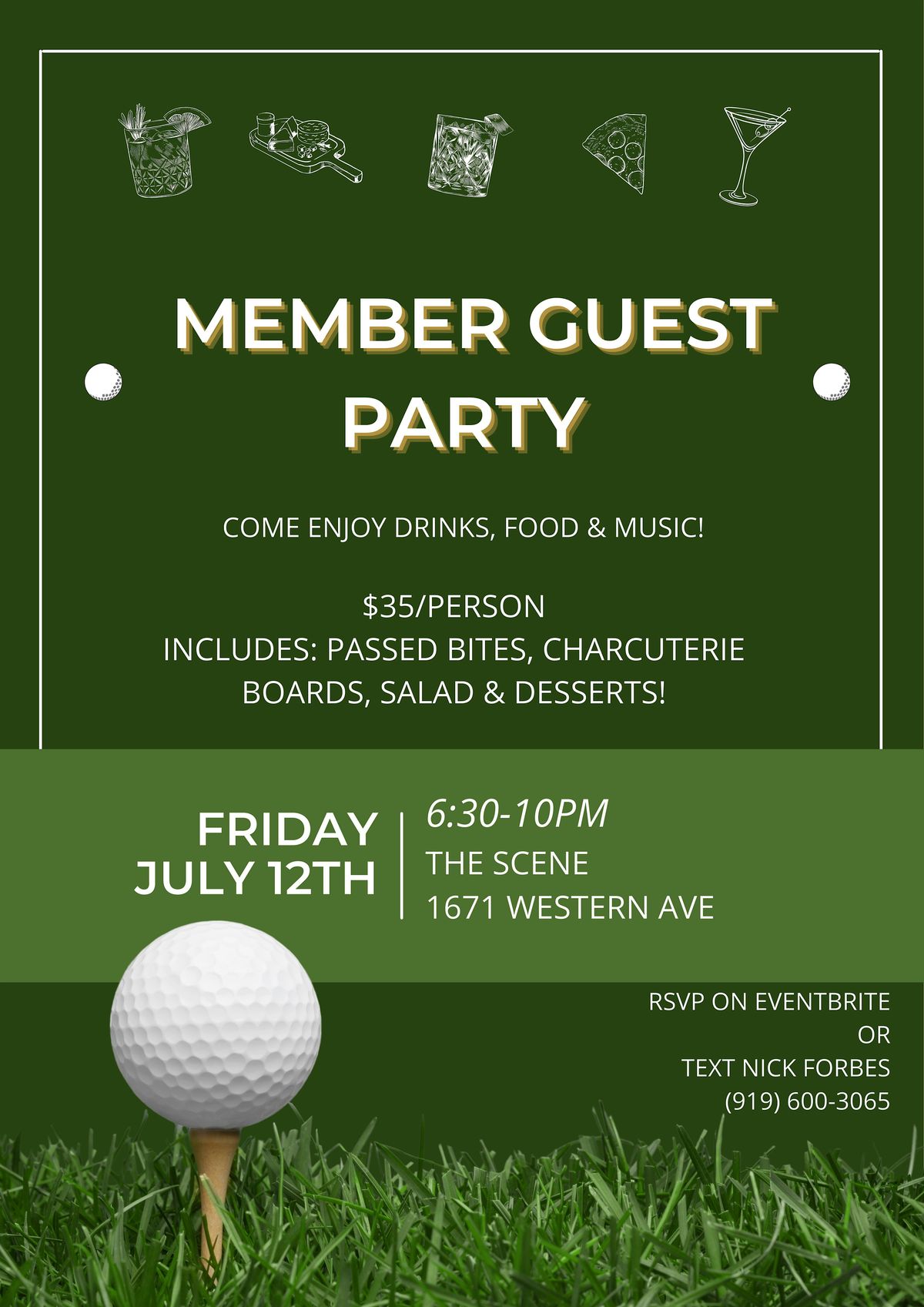 2024 Member-Guest Party @ The Scene!