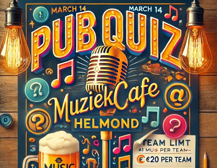 \ud83c\udfa4\ud83c\udfb6 Pubquiz @ Muziekcaf\u00e9 Helmond \ud83c\udfb6\ud83c\udfa4