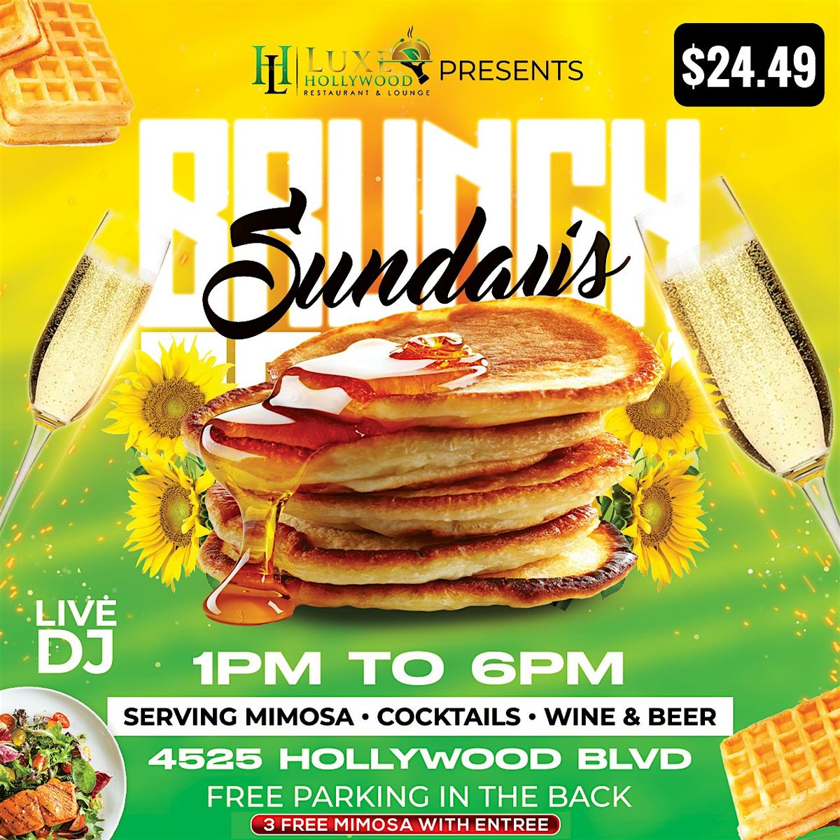 Brunch Sunday's at Luxe