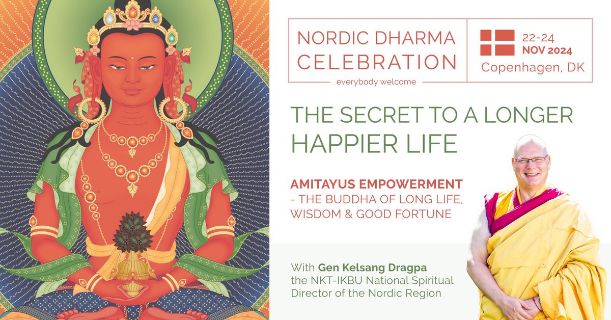 Nordic Dharma Celebration 2024: \u201cThe Secret to a Longer, Happier Life\u201d