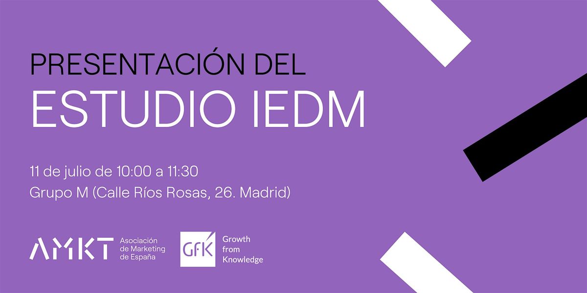 Presentaci\u00f3n del Estudio IEDM