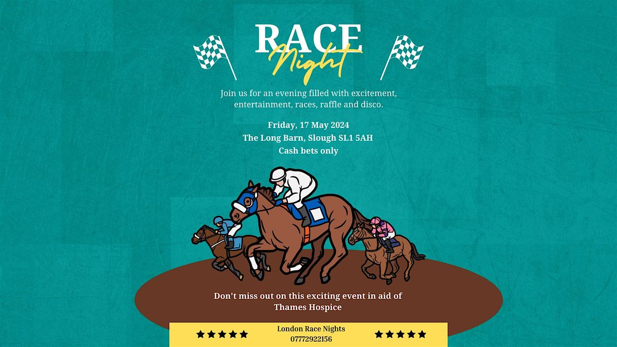 Charity Race Night in aid of Thames Hospice