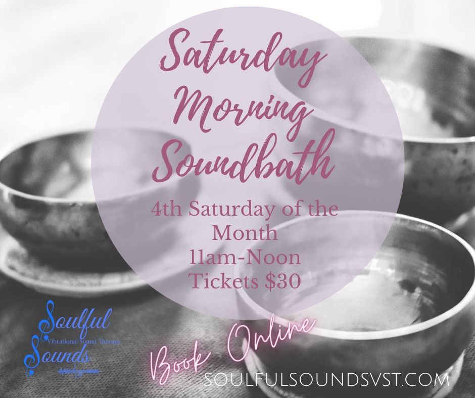 Saturday Morning Sound Bath with Nicole 