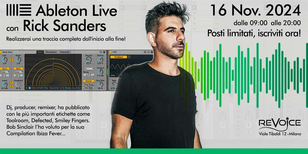 Corso Ableton Live con Rick Sanders