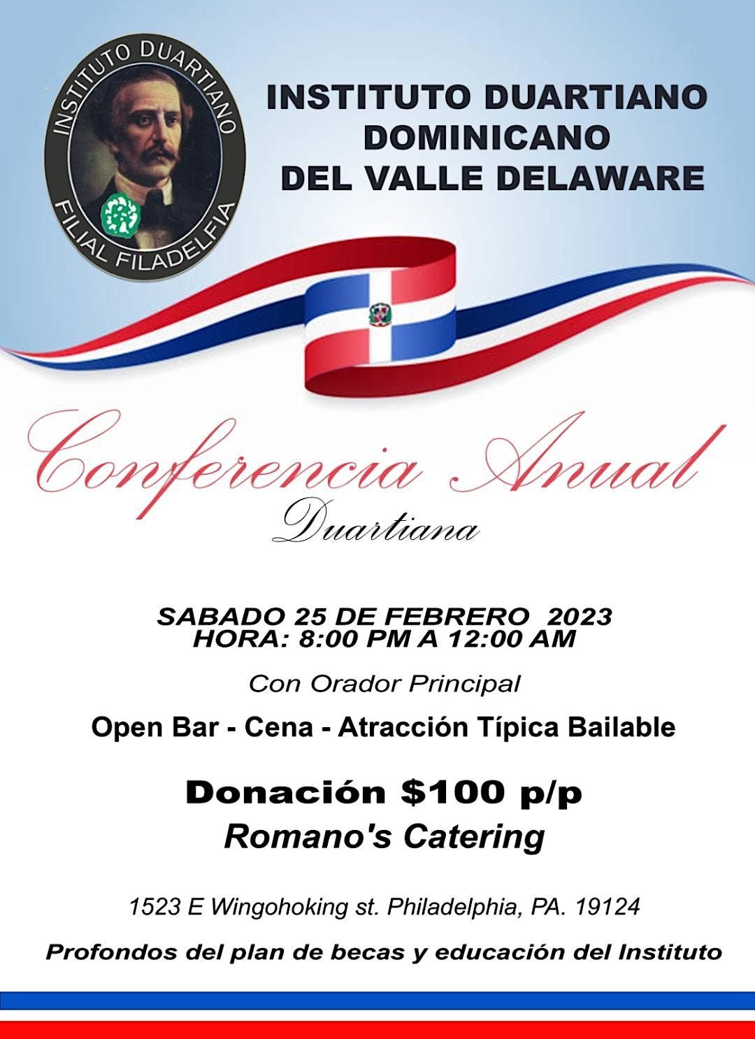 Gala. Conferencia Anual del Instituto Duartiano Dominicano