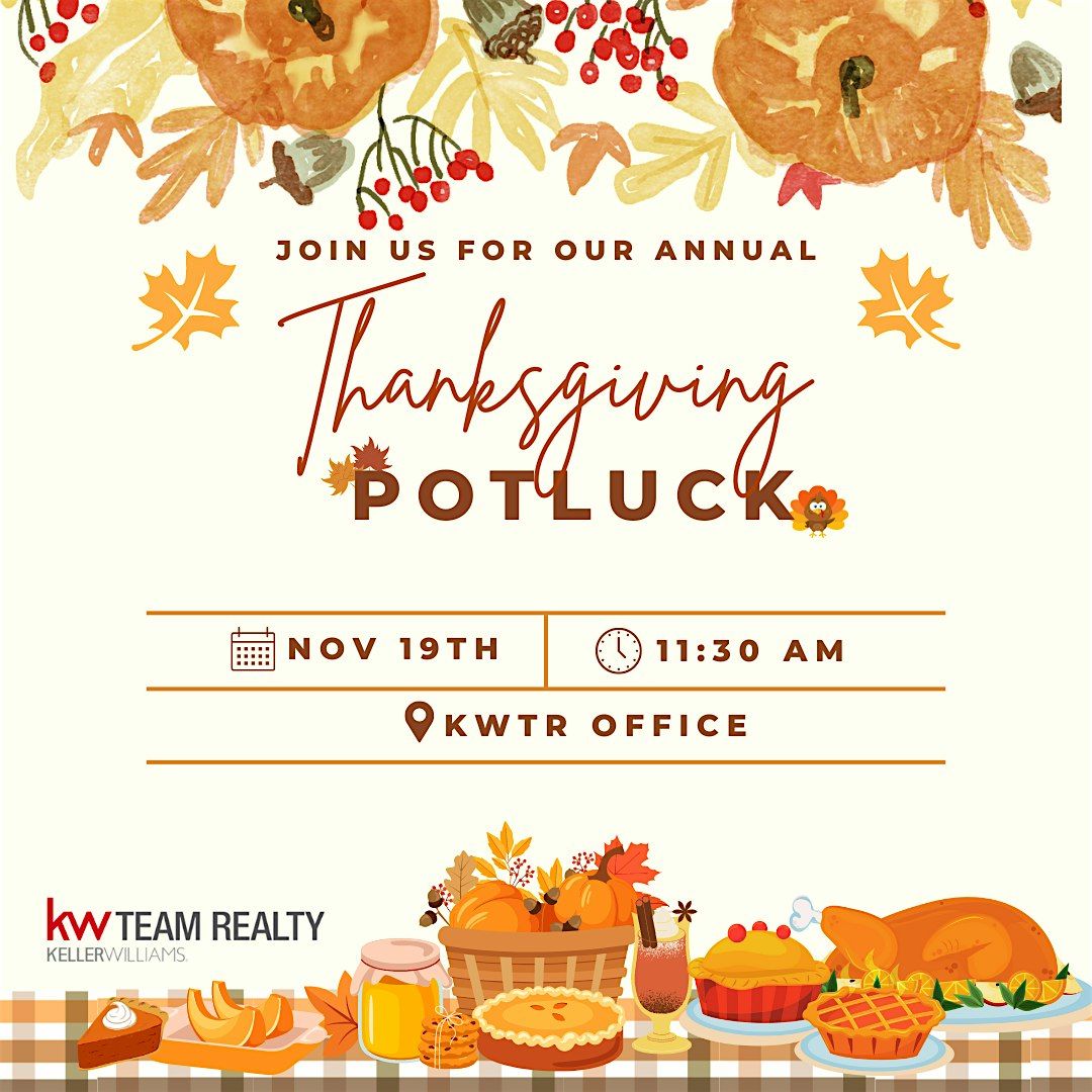 THANKSGIVING POTLUCK