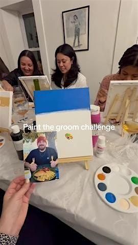 NEW Paint a groom bachelorette with Marian