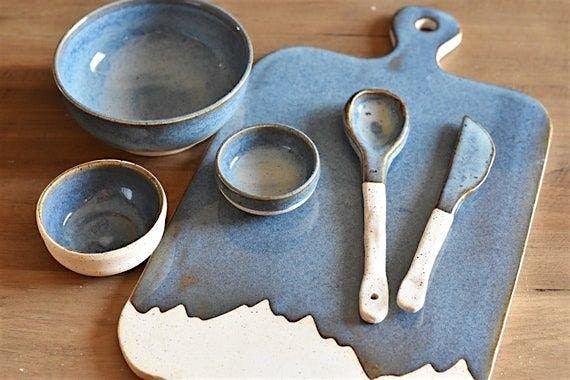 Make Charcuterie boards on Pottery Wheel for couples  with Kelsey