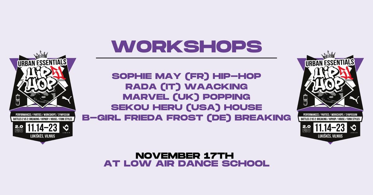 Urban Essentials | Dance Workshops