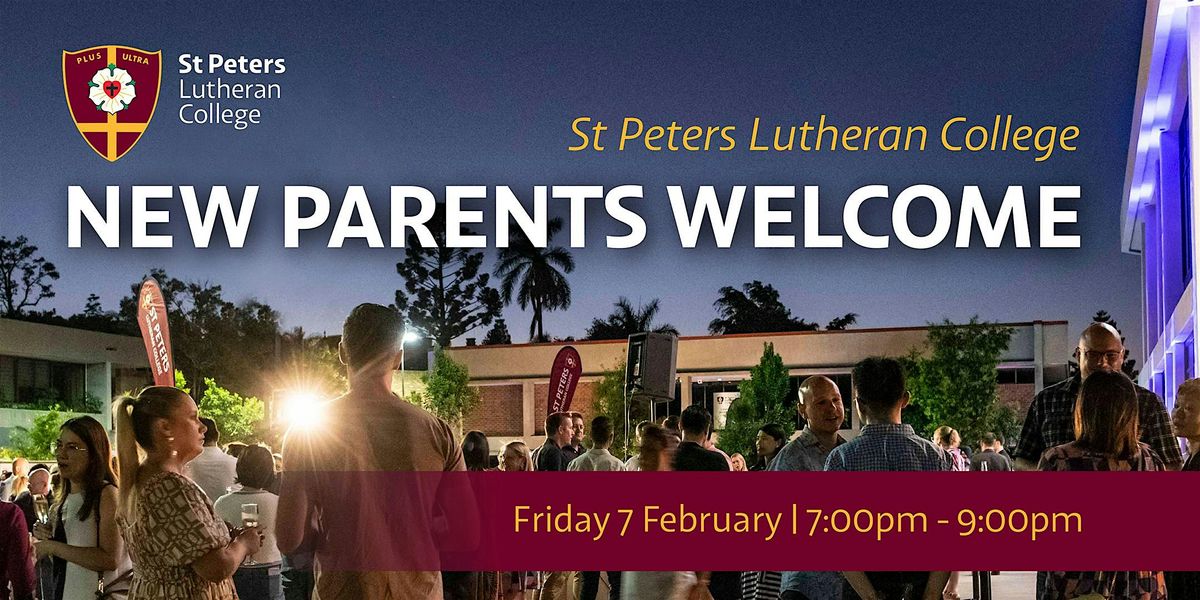 2025 St Peters New Parents Welcome