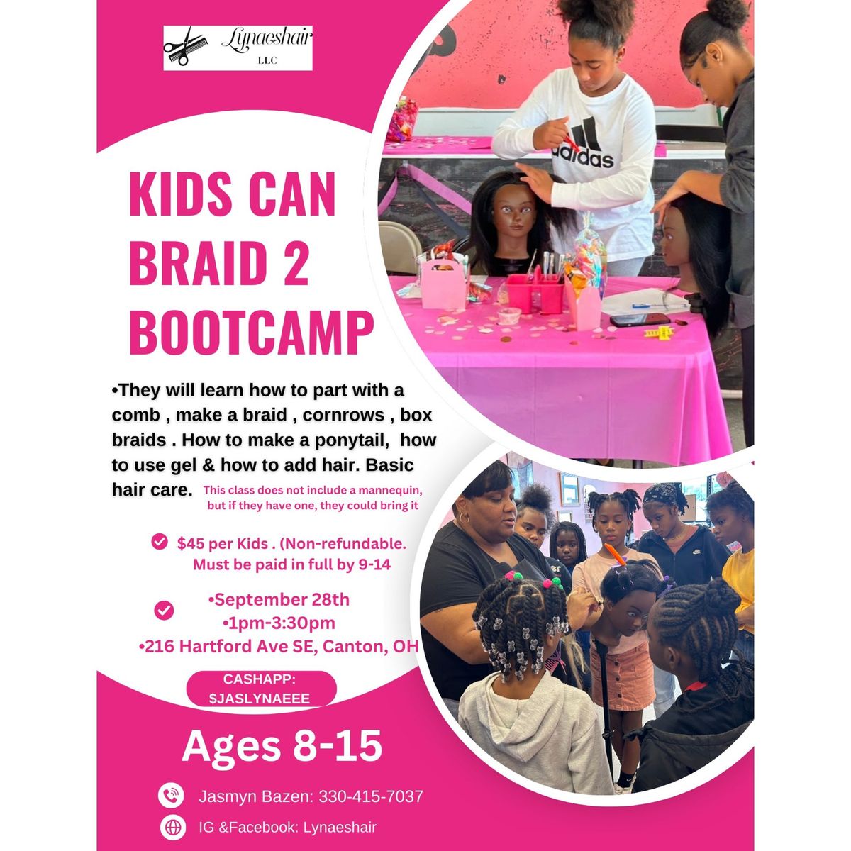 Kids Can Braid 2 Bootcamp