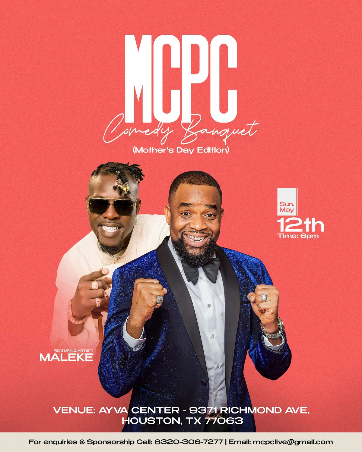 MCPC Comedy Banquet  - Mother's Day Edition