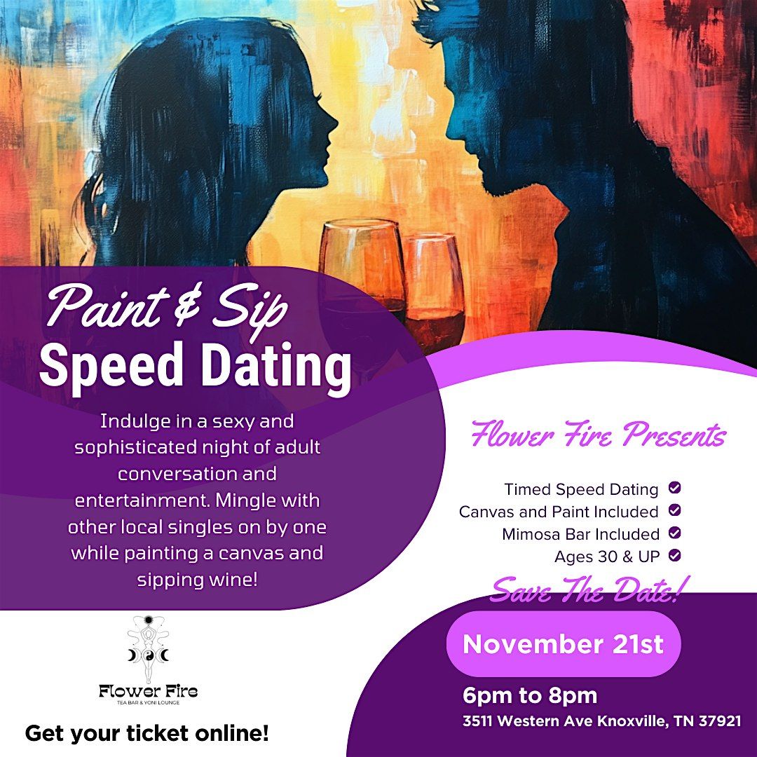 Paint And Sip Speed Dating