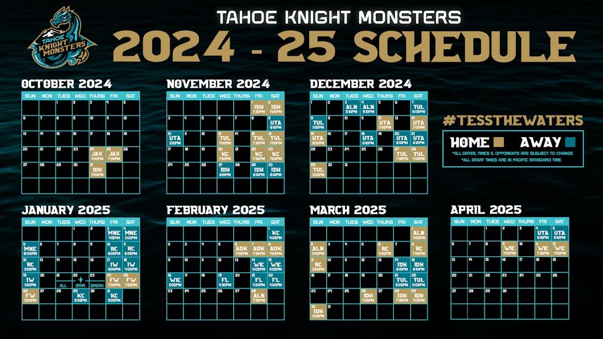 Wichita Thunder at Tahoe Knight Monsters