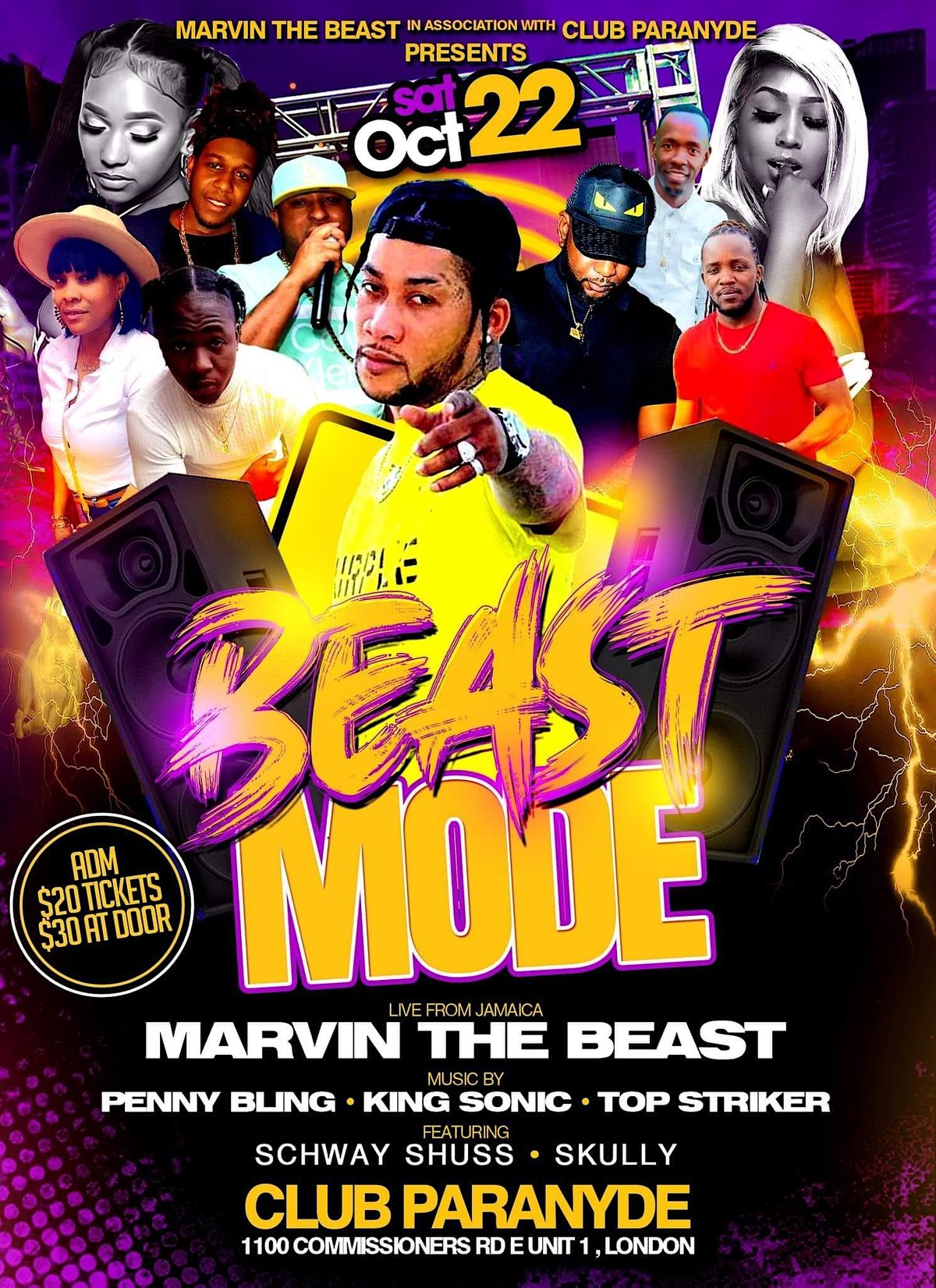 CLUB PARANYDE - MARVIN THE BEAST - BEAST MODE