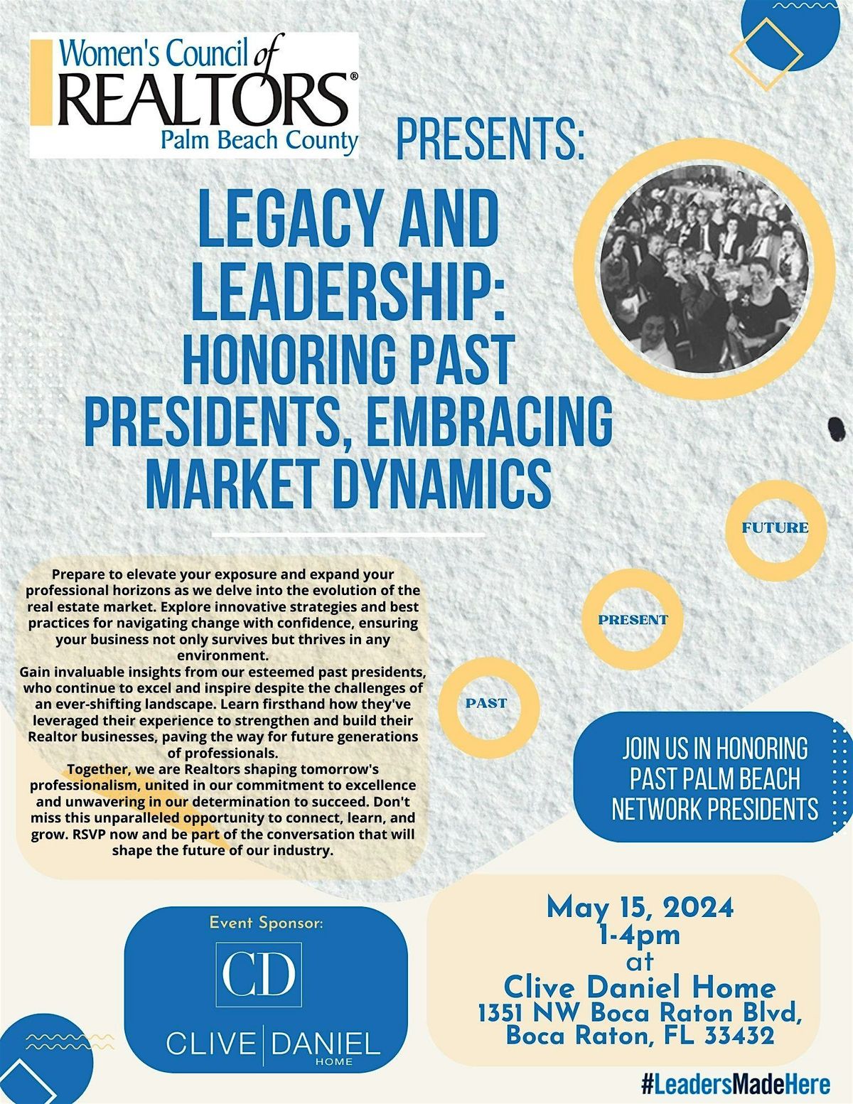Legacy and Leadership: Honoring Past Presidents, Embracing Market Dynamics