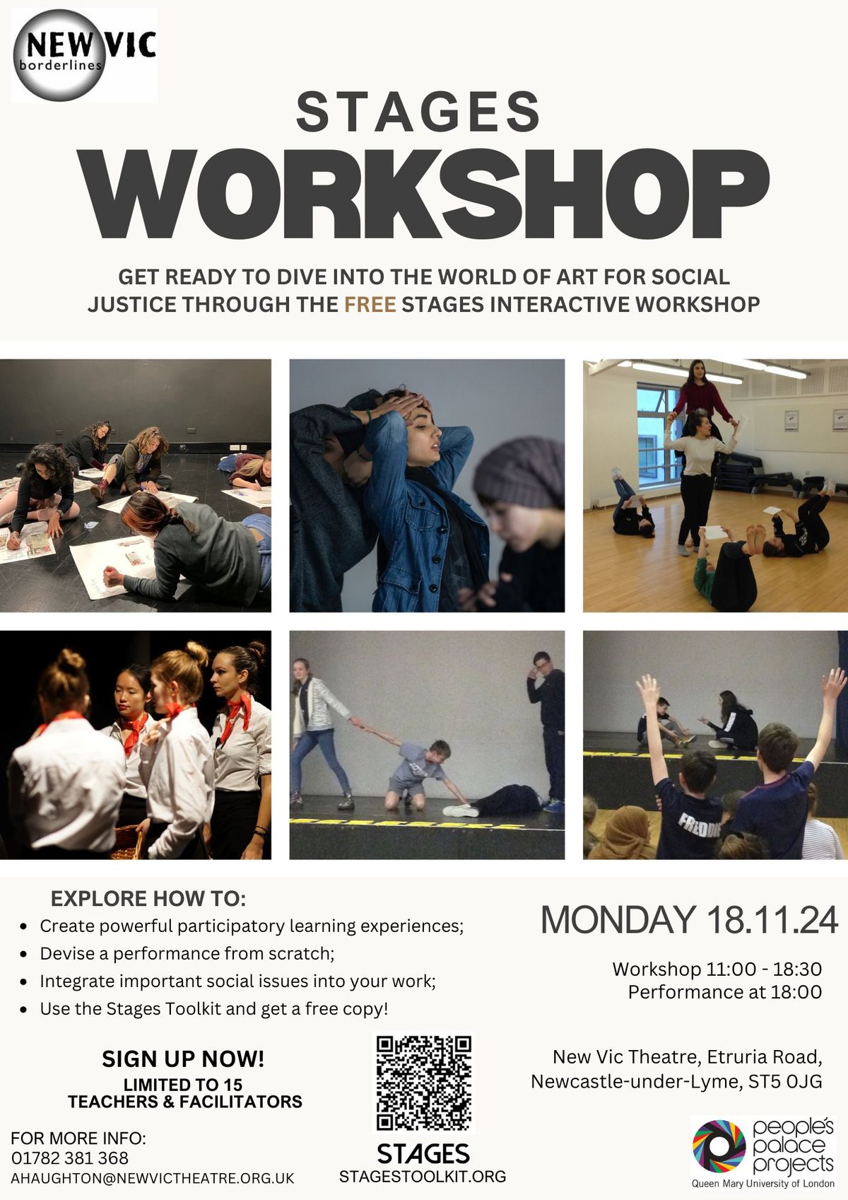 Stages Workshop at The New Vic Theatre