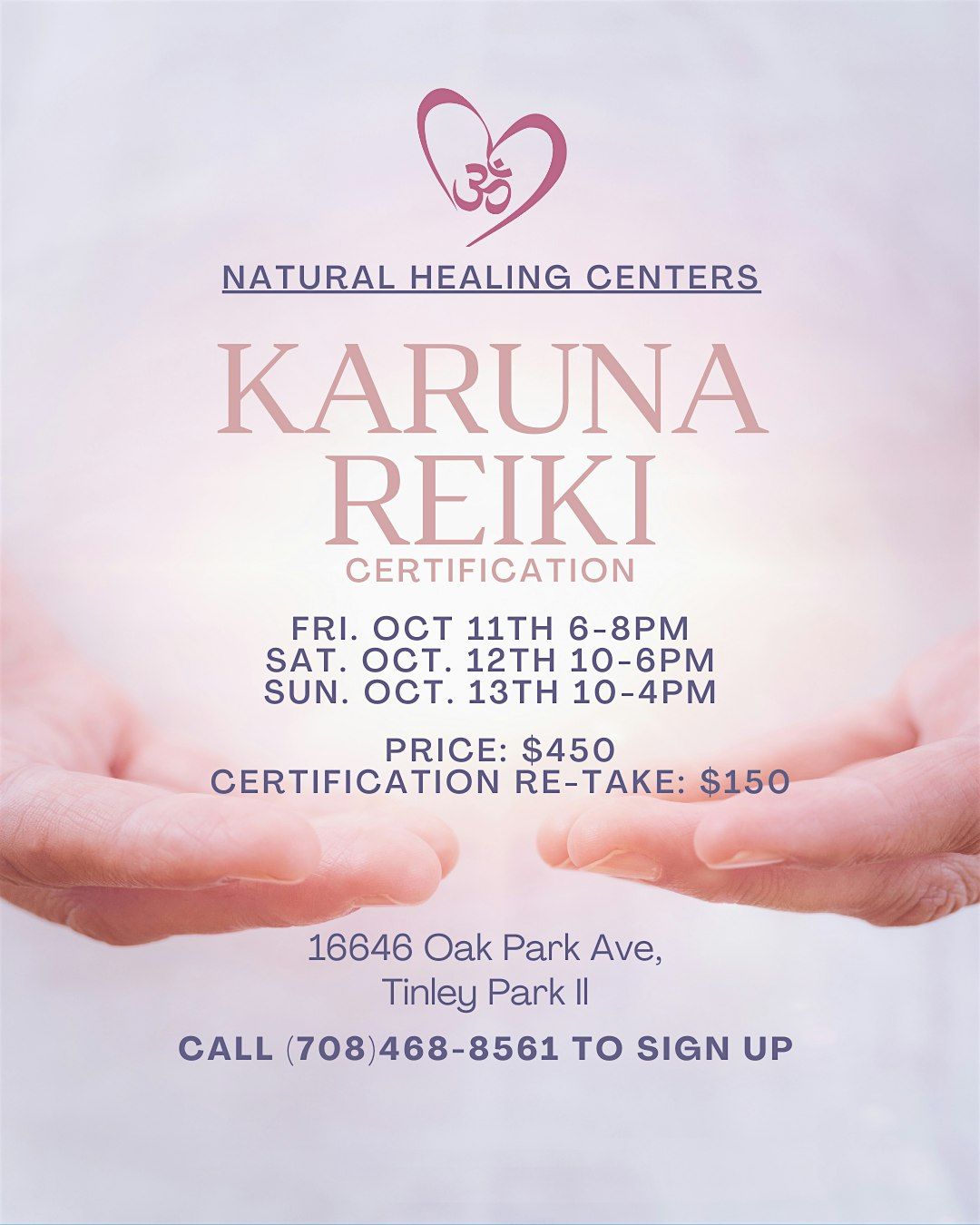 Karuna Reiki Level 1 Certification