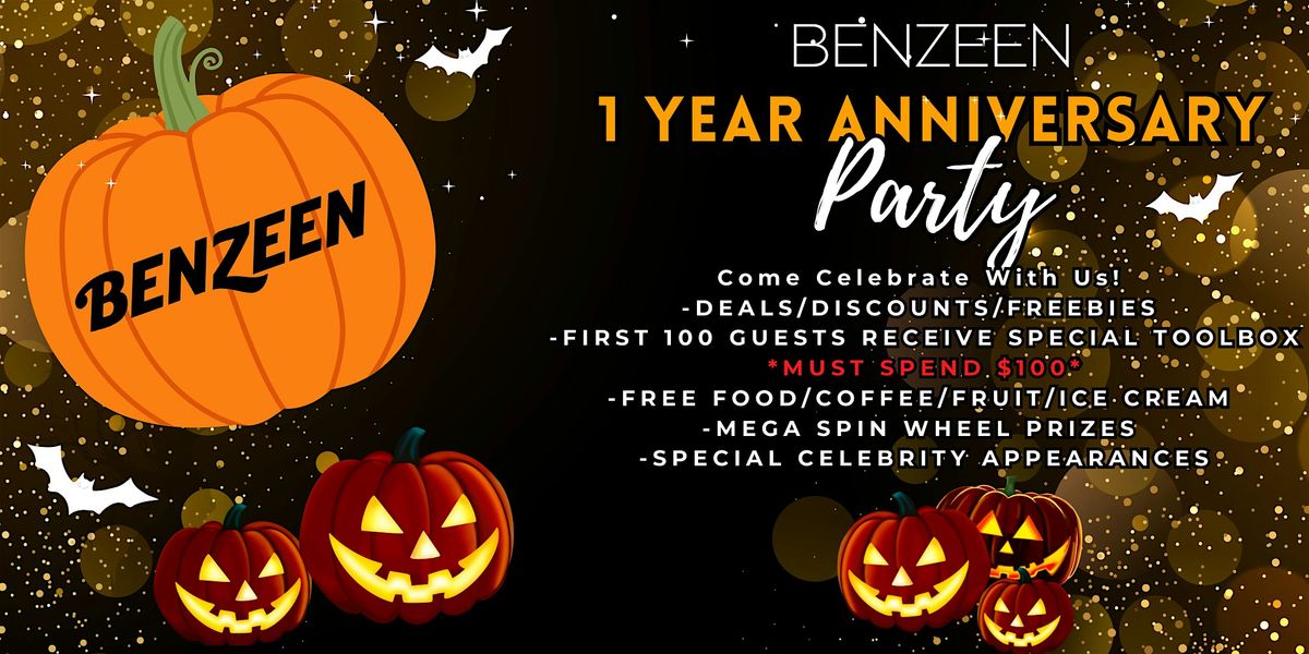 BENZEEN 1 YEAR ANNIVERSARY