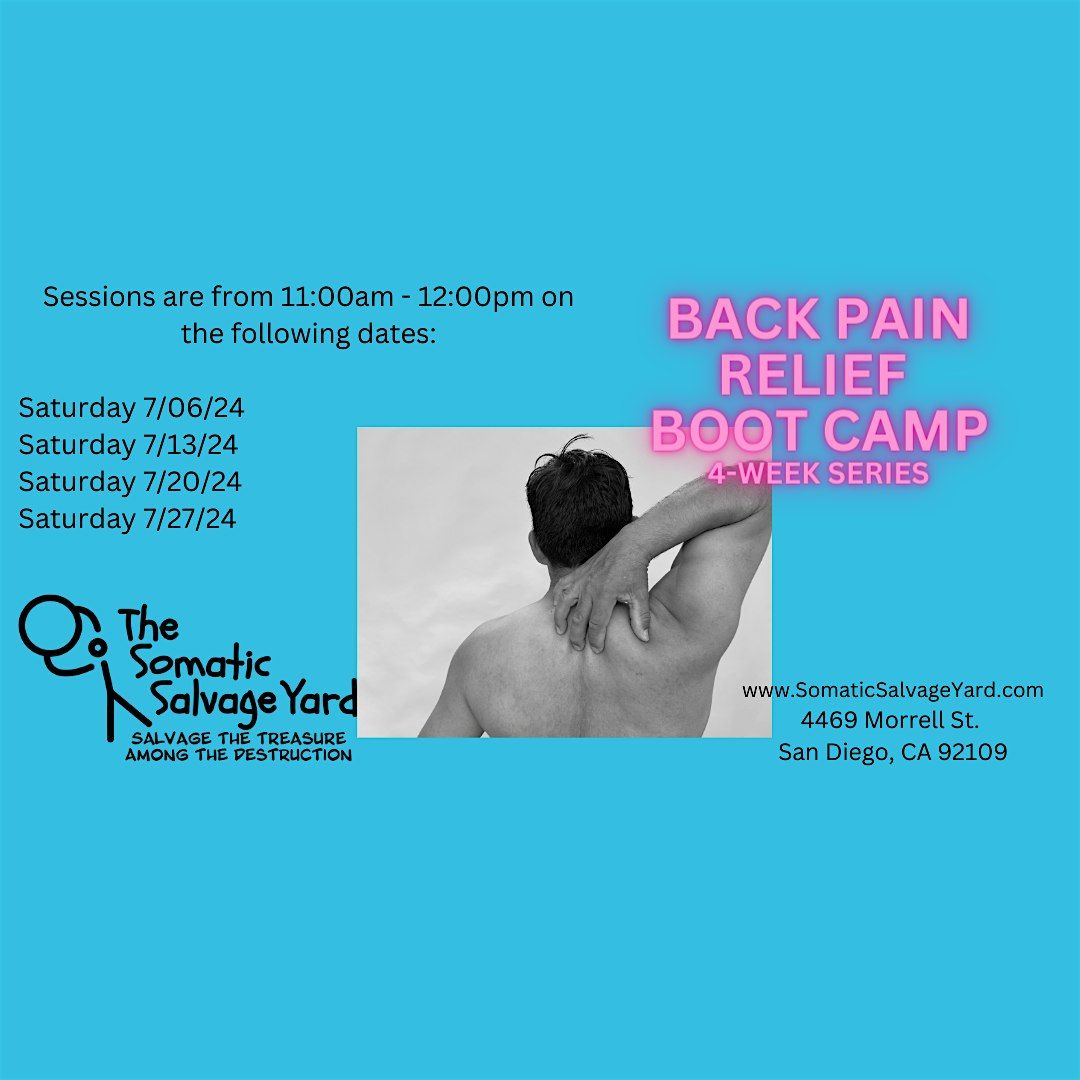 Back pain relief boot camp-4 weeks