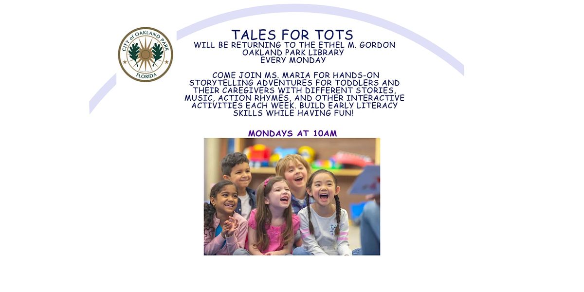 Tales for Tots every MONDAY