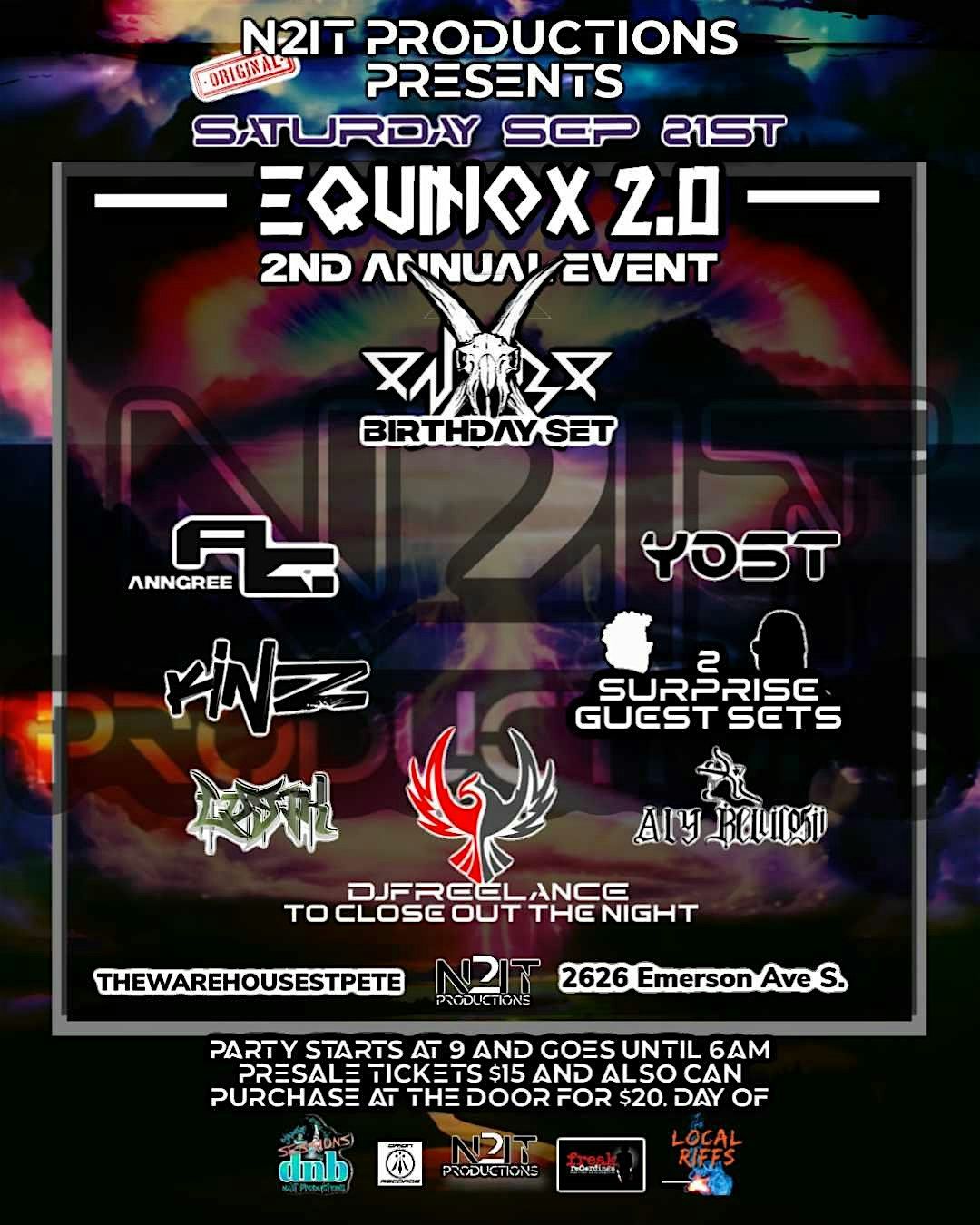 Equinox 2.0 at The WareHouse St Pete