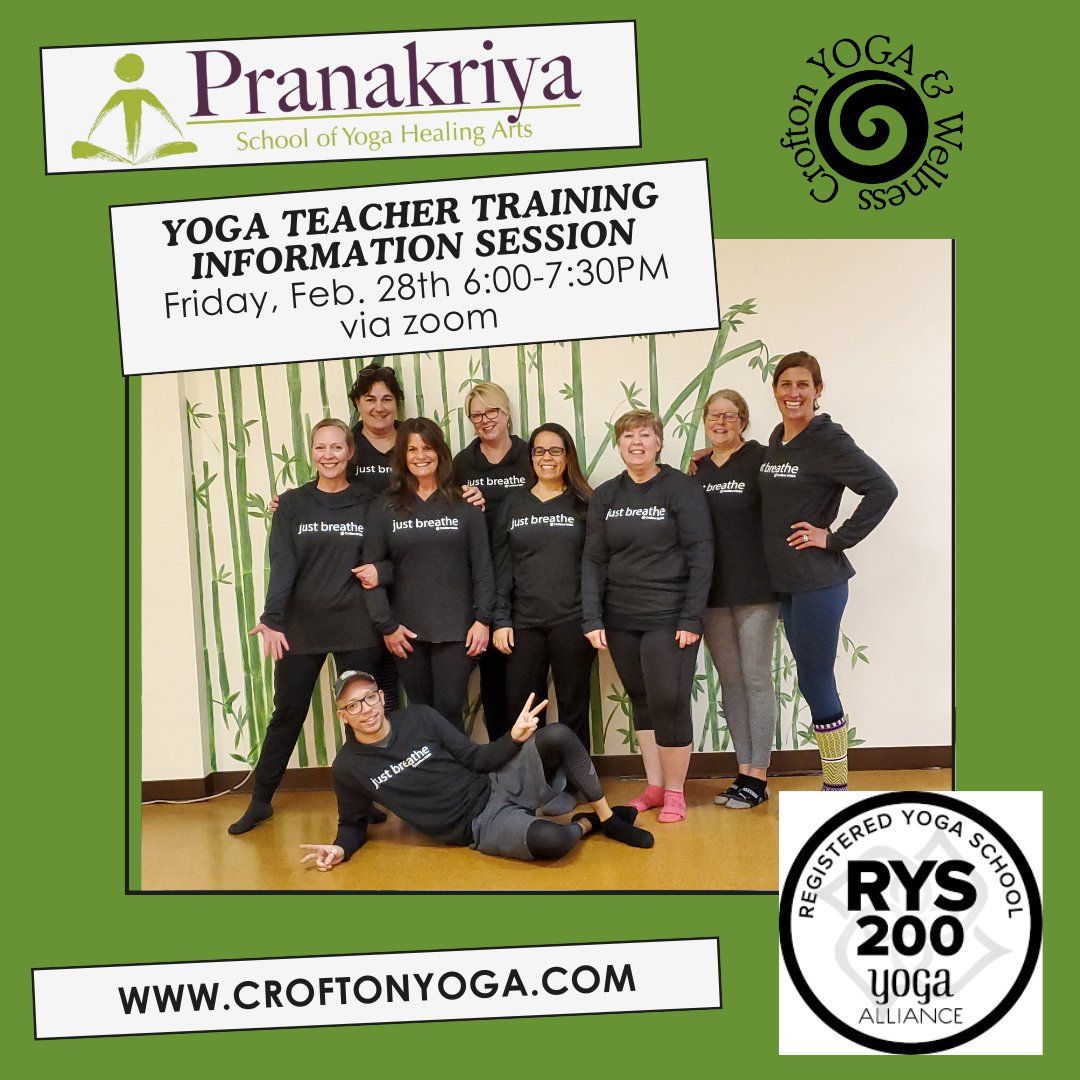 Yoga Teacher Training Information Session