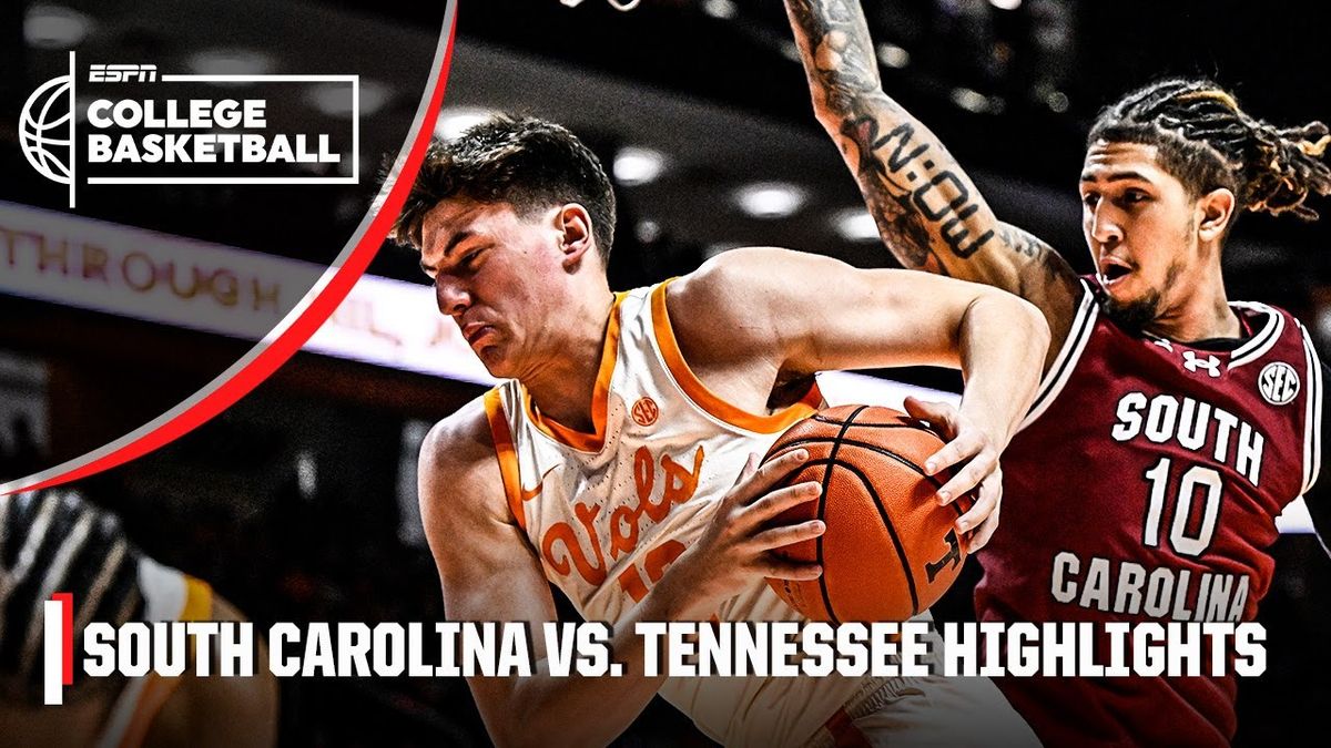 South Carolina Gamecocks at Tennessee Vols Mens Basketball