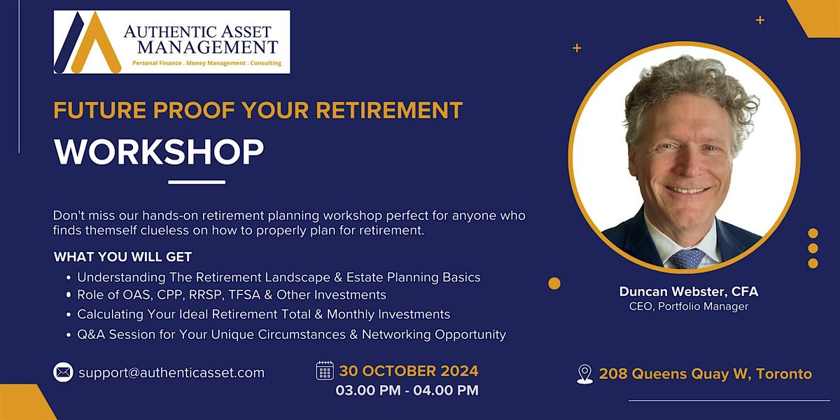 Future Proof Your Retirement Planning Workshop