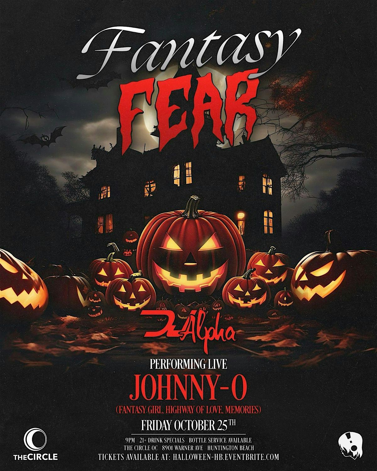 Fantasy Fear Halloween Party 2024: Johnny O LIVE in OC w\/ DJ Alpha Music